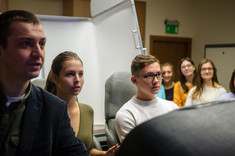 Młodzież z programu Erasmus + z wizytą na Politechnice Rzeszowskiej